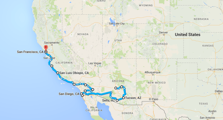 Roadtrip Map